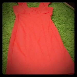 Coral dress